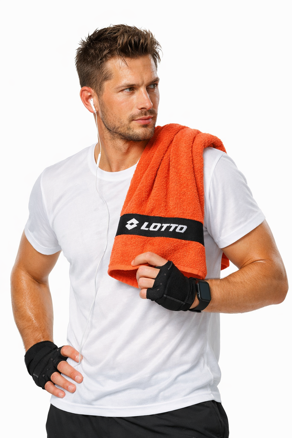 Lotto Microvezel Sporthanddoek 100×180 cm – Sneldrogend – Roze