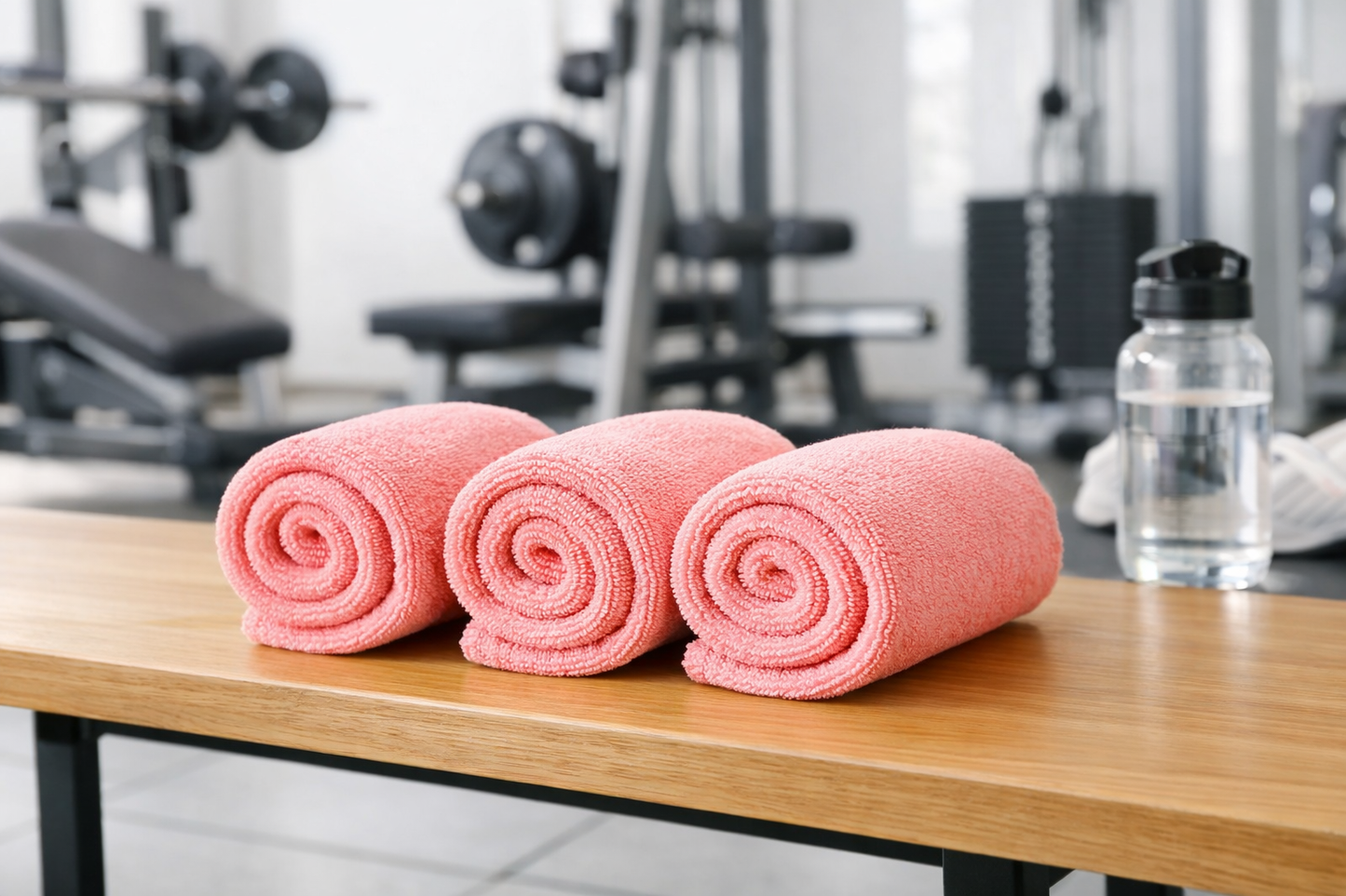 Lotto Microvezel Sporthanddoek 50×100 cm – Set van 3 – Roze