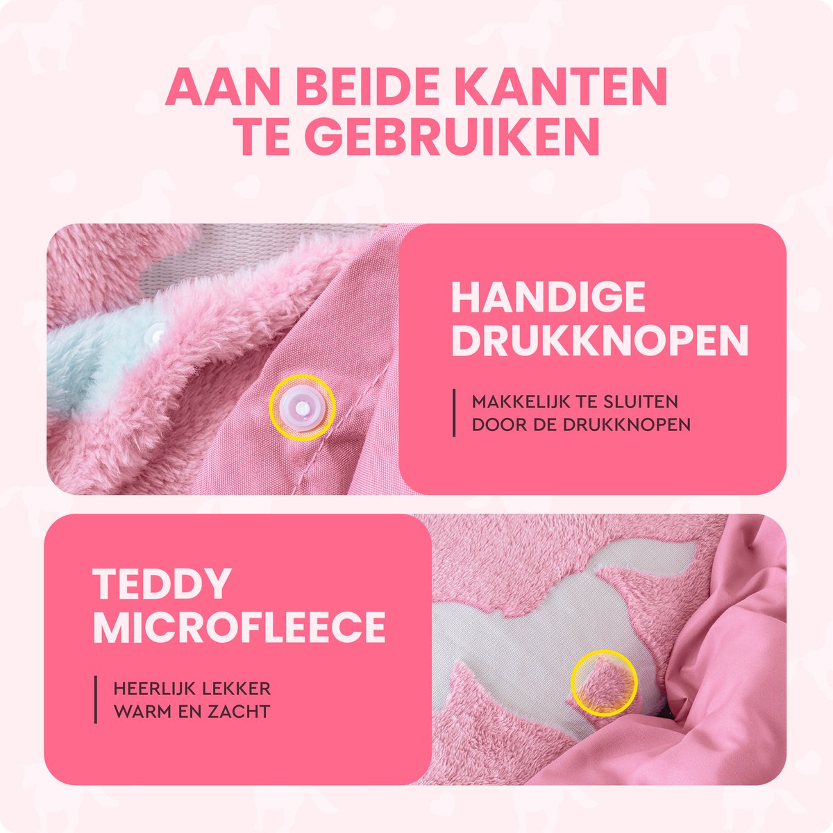 Sleeptime Glow in the Dark Unicorn Dekbedovertrek - 140x200/220 + 1 kussensloop 60x70 - Roze