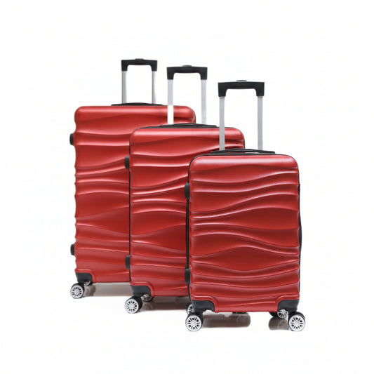 Rungassi Kofferset 3-delig – 55/65/75 cm – Hardshell – Rood