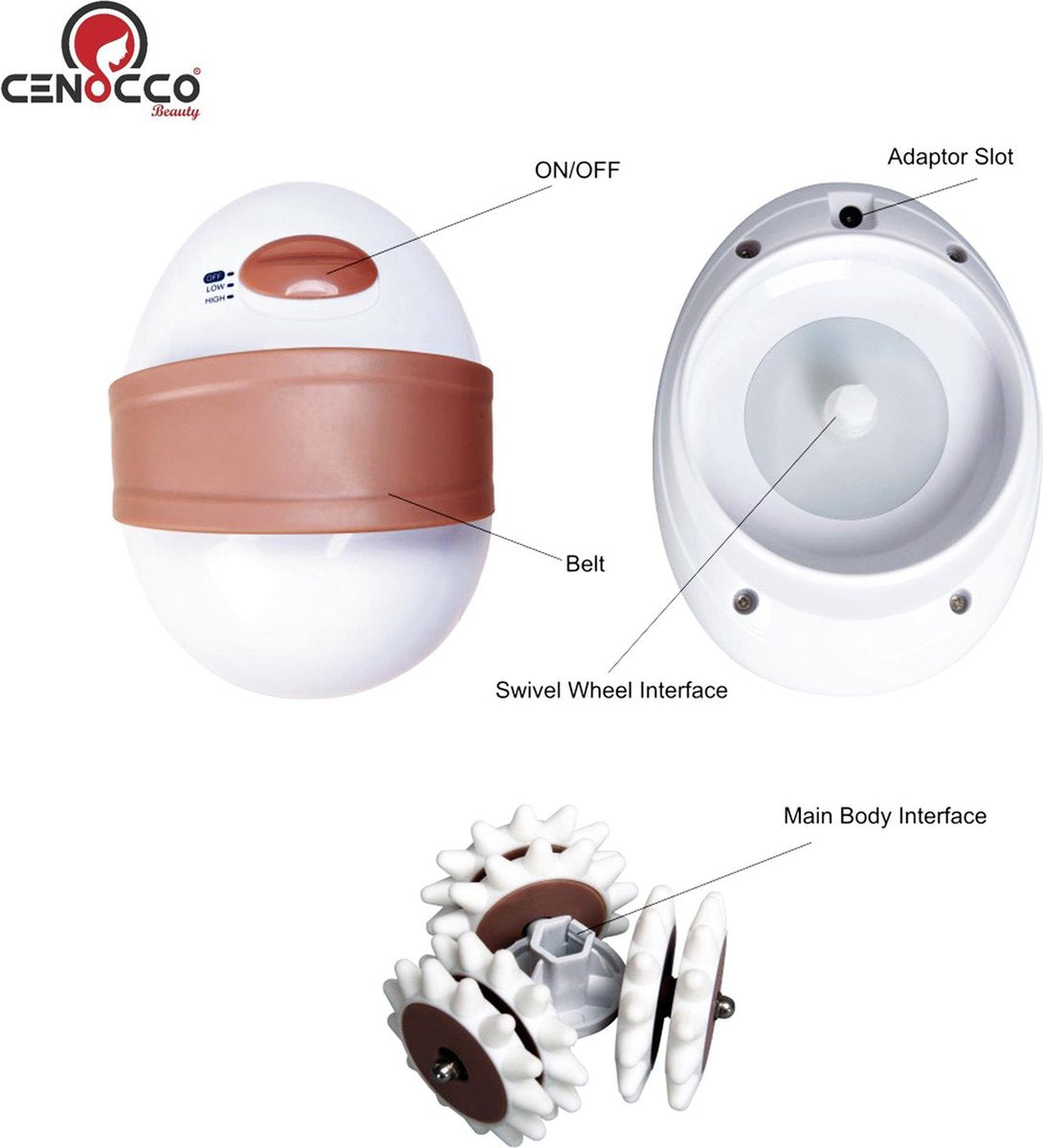 Cenocco Body Slimmer Massager – Massage Gun Roller – CC-9018