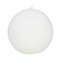 Gusta® Figuurkaars Bal – Wit – ø9,2×8,7 cm – Luxe Decoratieve Kaars van Paraffine – Stijlvolle Interieuraccessoire