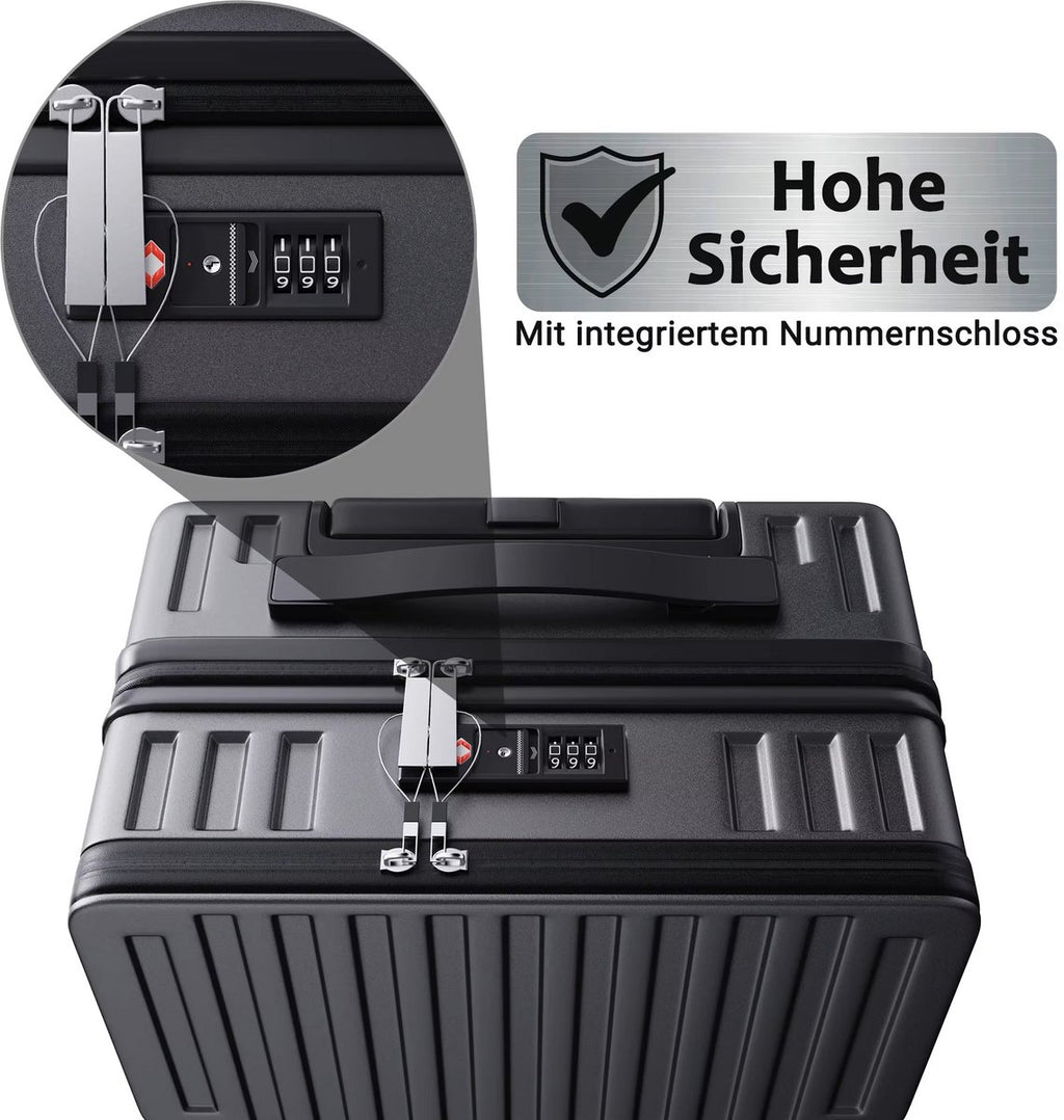 Kofferset 2 delig – ABS Hardshell 51 & 61 cm – Lichtgewicht – 360° Spinnerwielen – TSA slot – Metalen Telescopische Handgreep – Reiskoffer Set voor Vakantie & Zakenreis