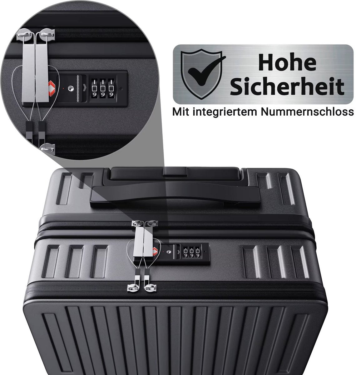 AxonBay Kofferset 2-delig ABS Hardshell – 51 & 61 cm – TSA-slot – 360° Wielen
