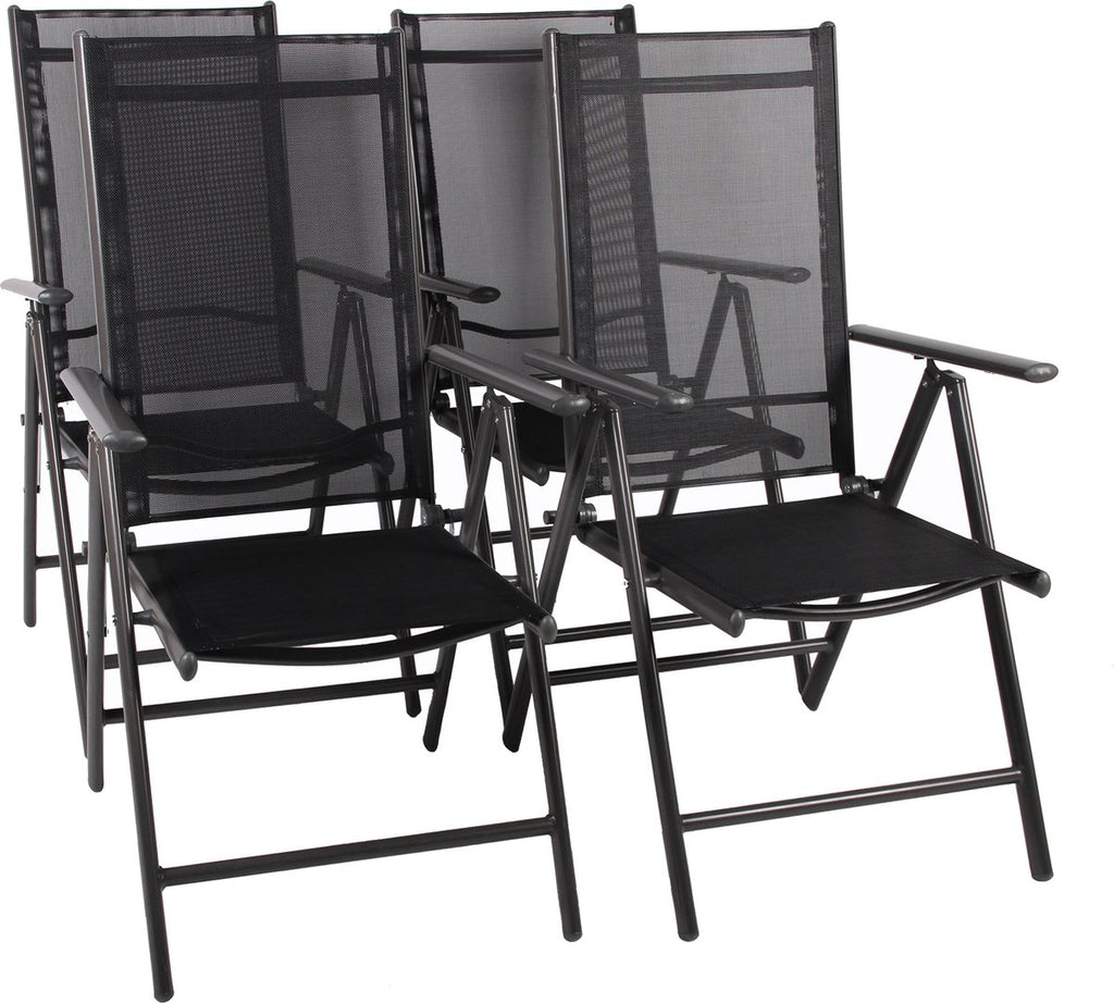 VCM Aluminium Tuin Stoelen – Comfort & Duurzaamheid in één - 4 stuks