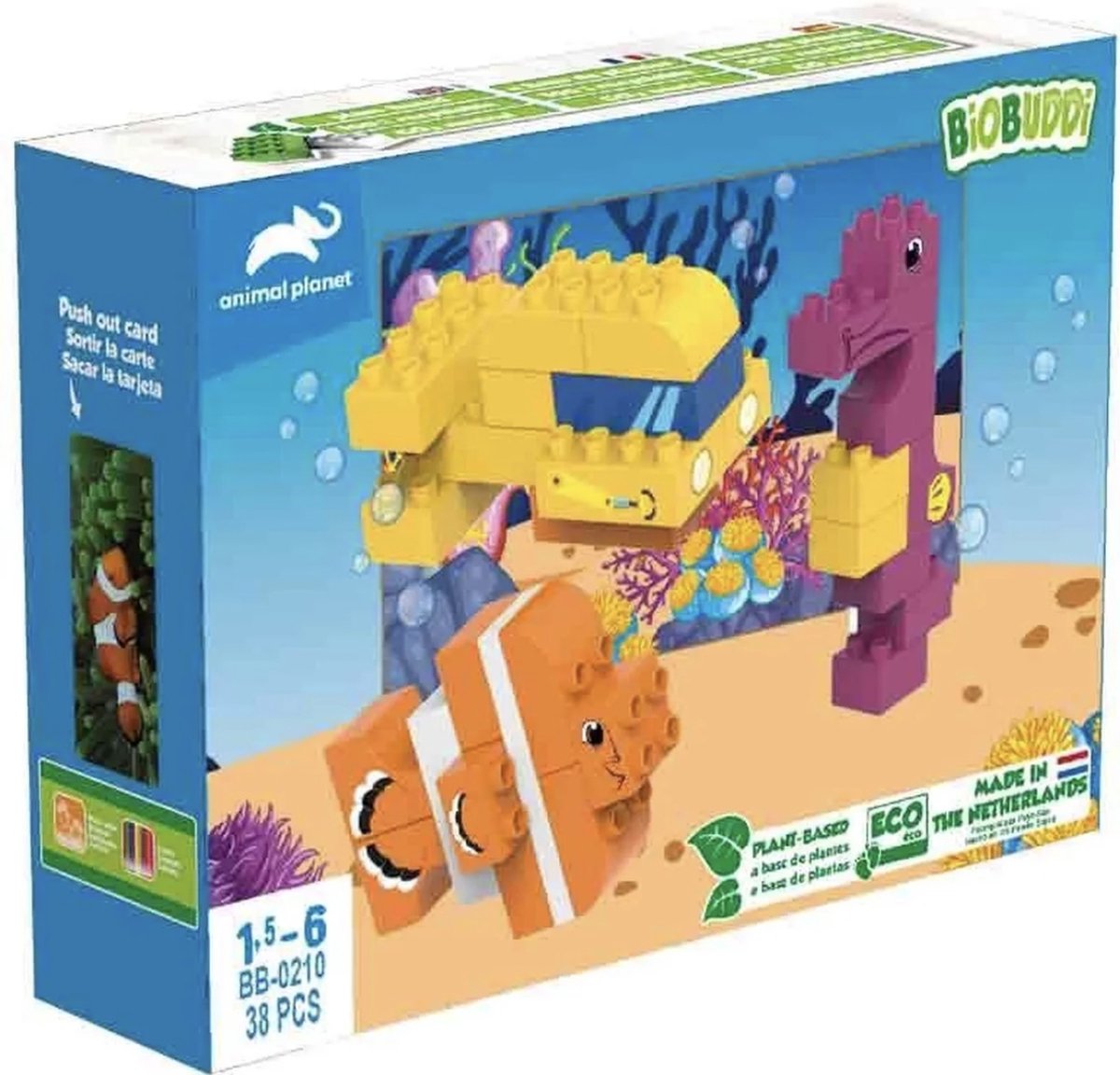 BiOBUDDi Wild Life Onderzeeër Bouwset – BB-0210 – Duurzaam Speelgoed