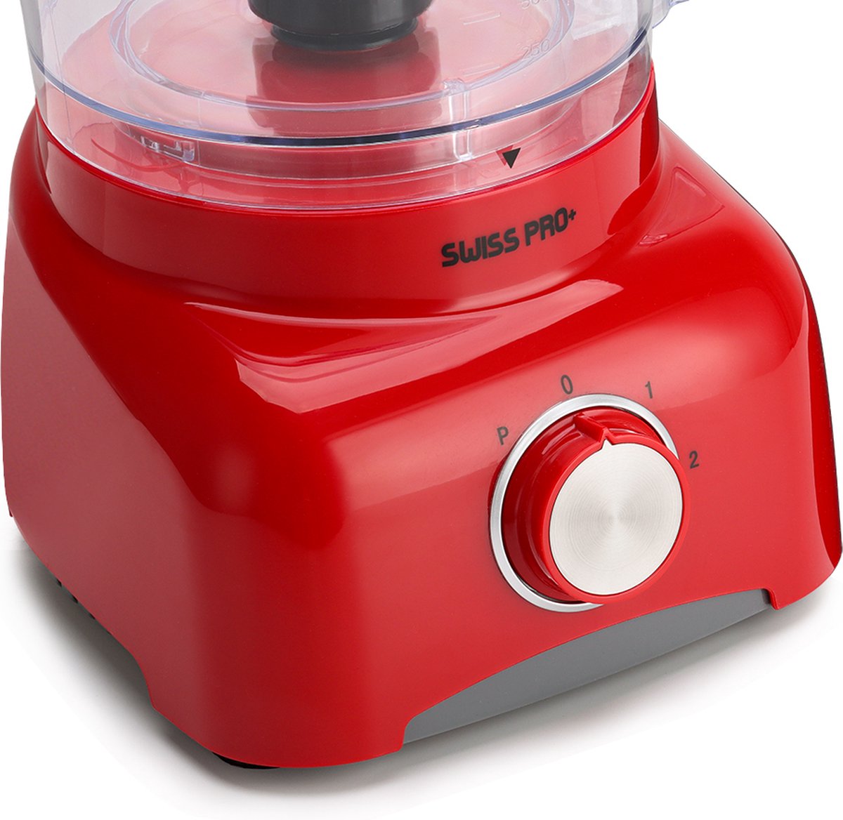 Swiss Pro Foodprocessor – 800W – Retro Zwart/RVS – 1.2L – 2 Snelheden + Pulse – Inclusief Accessoires – Snijden, Hakken, Raspen, Kneden & Smoothies