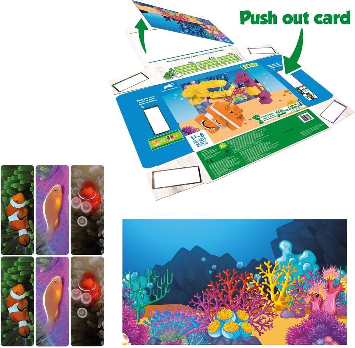 BiOBUDDi Wild Life Onderzeeër Bouwset – BB-0210 – Duurzaam Speelgoed