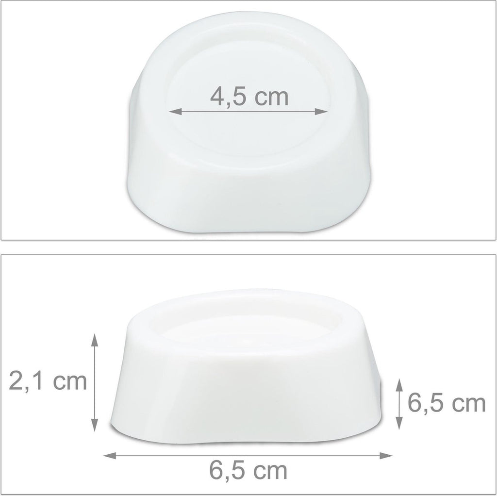 Wasmachine trillingsdemper - set van 4 stuks - anti vibratie pads - trilling dempen - wit