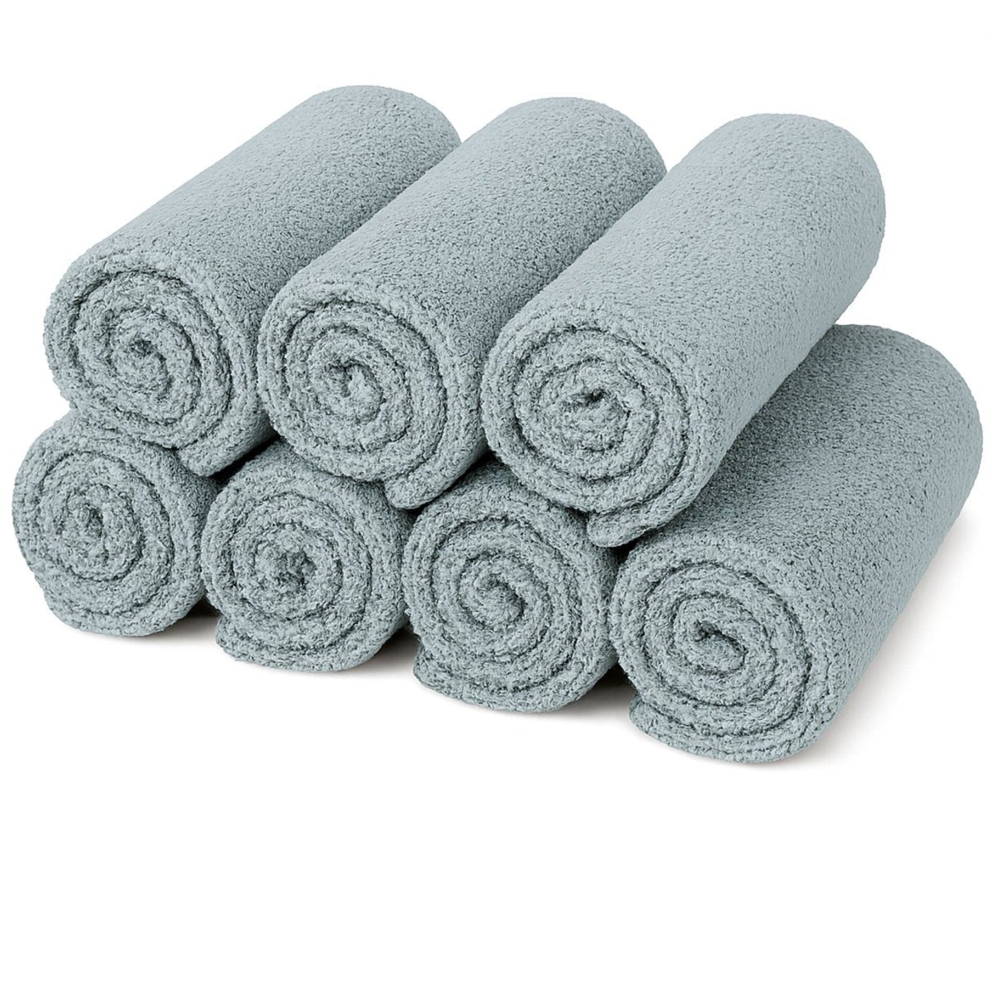 Bibaz Gastendoekjes 30×50 cm – Set van 7 – Lichtgrijs