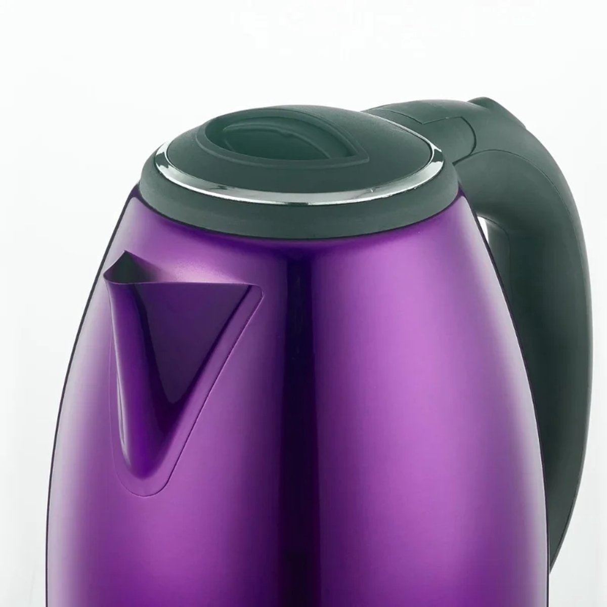 Herzberg RVS Waterkoker 1.8L – 1500W – Paars – Energiezuinig