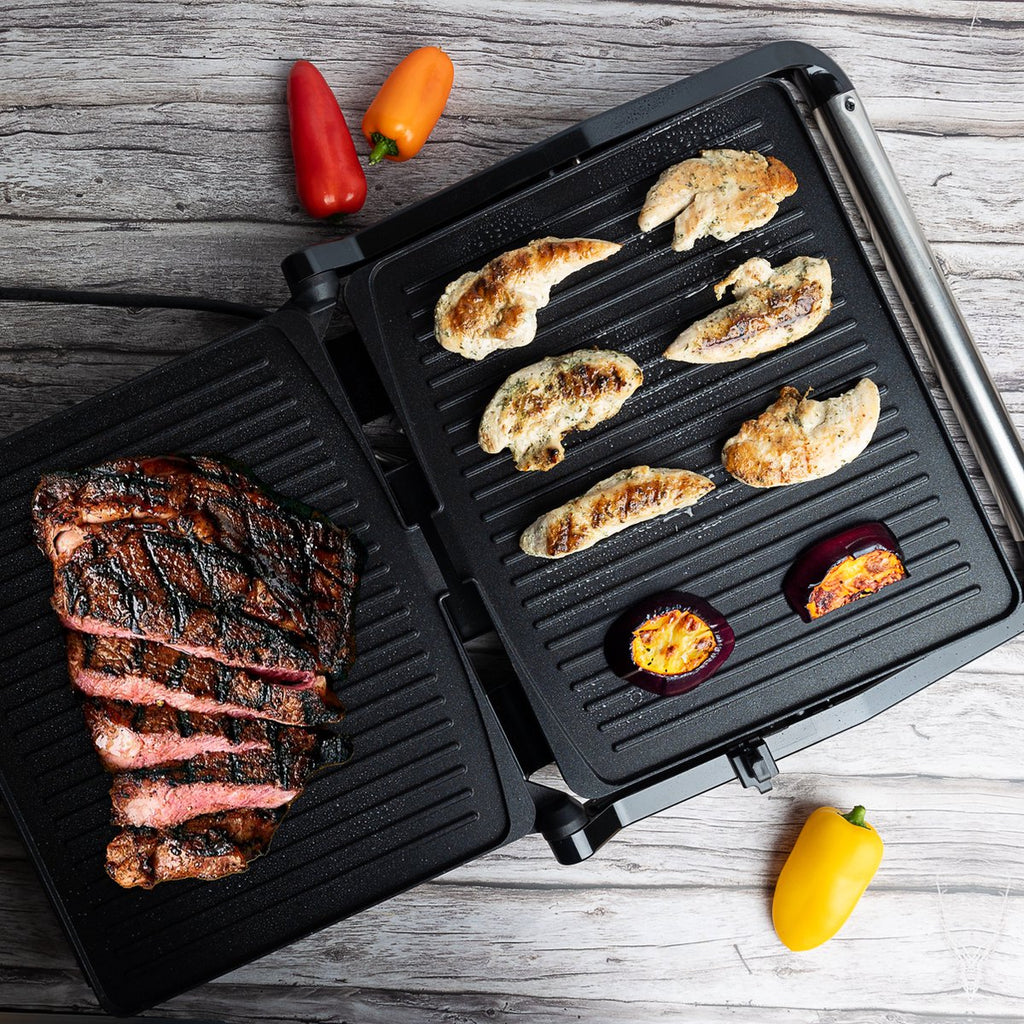 Royalty Line® PG7937 – XL Tosti‑ & Grillapparaat 2000W – Voor 4 Tosti’s & Grote Panini’s