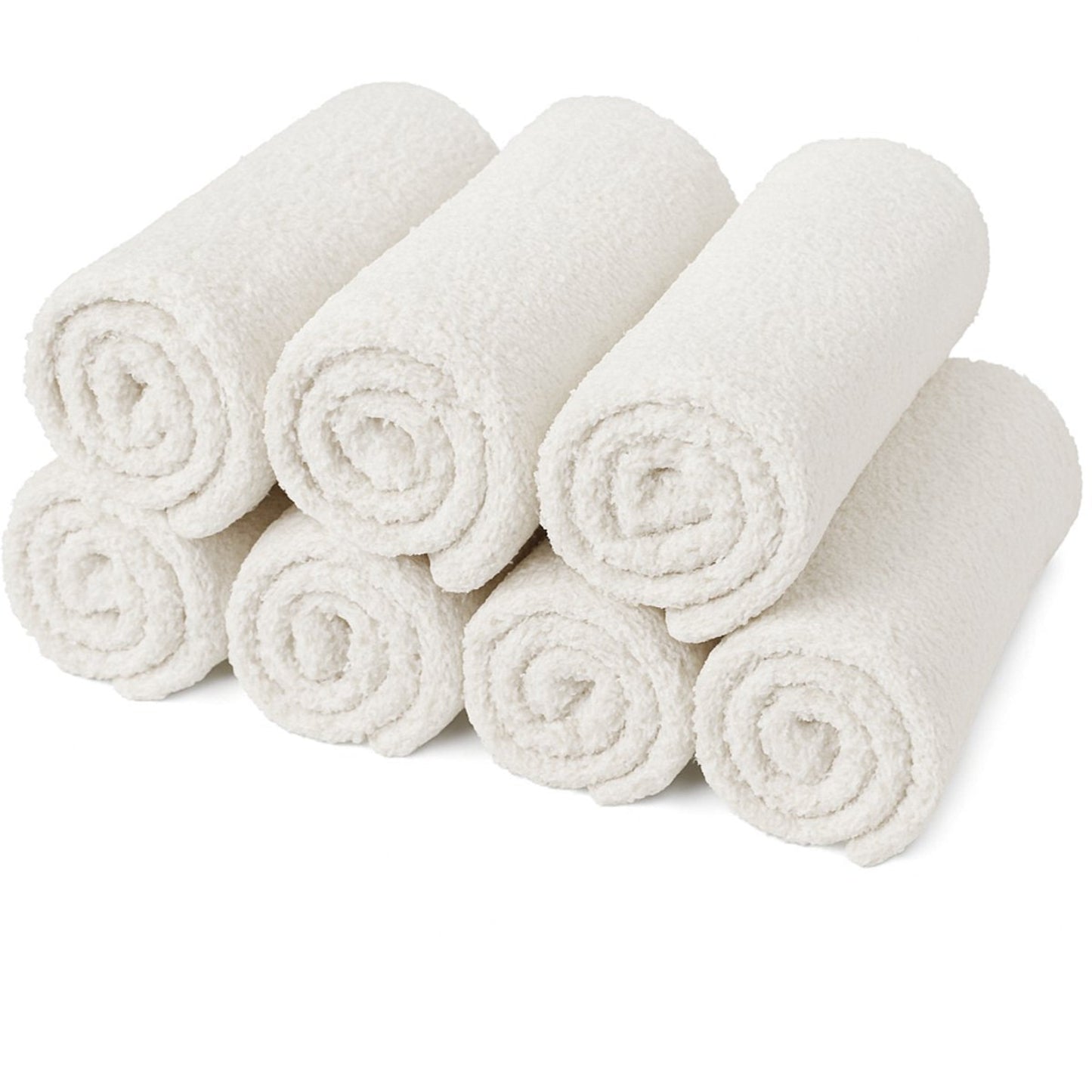 Bibaz Gastendoekjes 30×50 cm – Set van 7 – Wit