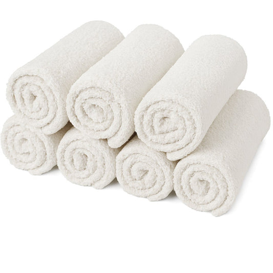 Bibaz Gastendoekjes 30×50 cm – Set van 7 – Wit