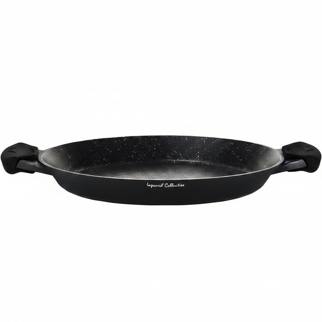 Imperial Collection Paellapan 40 cm – Siliconen Handgrepen – IM-PL40M