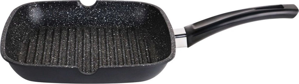 Swiss Pro+ Grillpan 28 cm – Keramische Antiaanbaklaag & Ergonomische Greep
