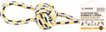 Benson Flostouw bal met dubbele lus - katoen - 28 cm - voor honden