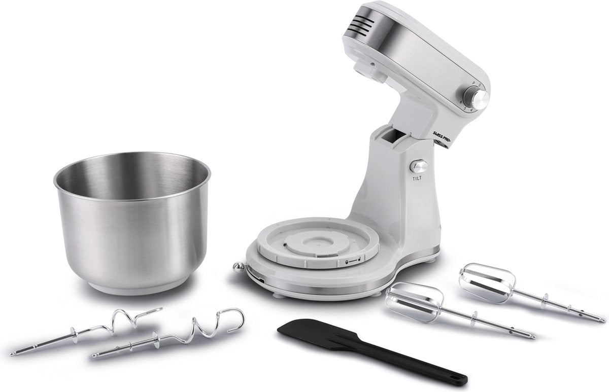 Swiss Pro+ Keukenmachine 3.5L – 300W – Keukenrobot – Zilver