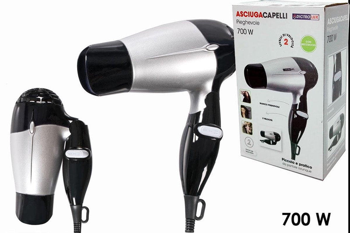 DictroLux-3018-700w-haardroger-Reis haardroger-Vakantie haardroger