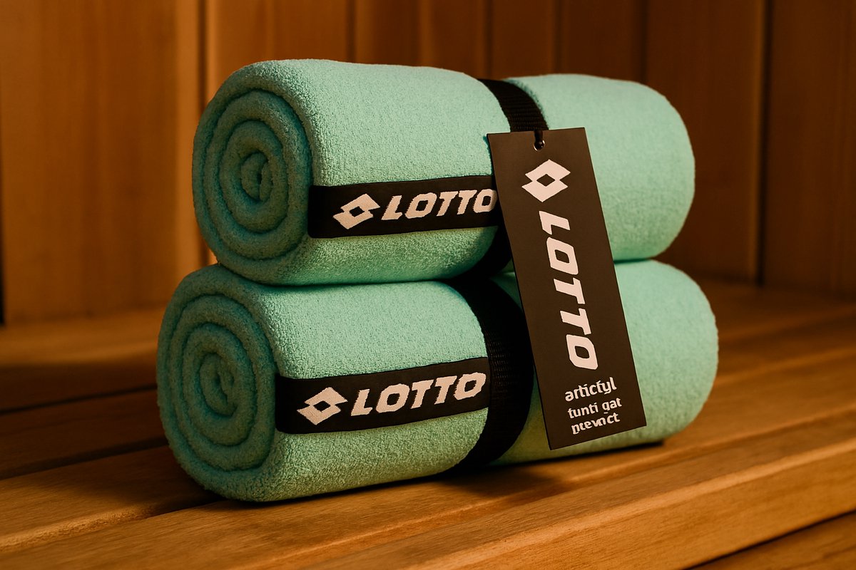 Lotto Microvezel Sporthanddoek 100×180 cm – Sneldrogend – Aqua