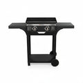 Firefriend BQ‑6348F Gasbakplaat met Trolley – Drie Branders, Groot Bakoppervlak, Pure BBQ‑Beleving