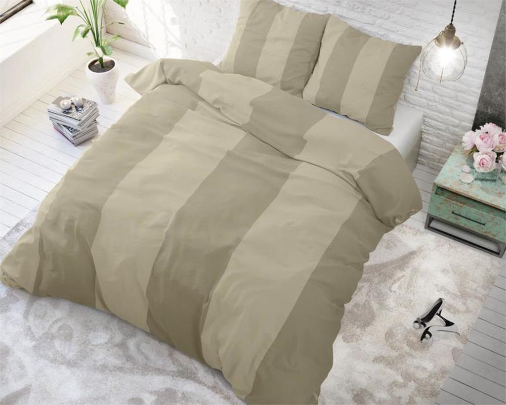 Martin Cream – 2‑Persoons Dekbedovertrek 200×200 cm + 2 Kussenslopen