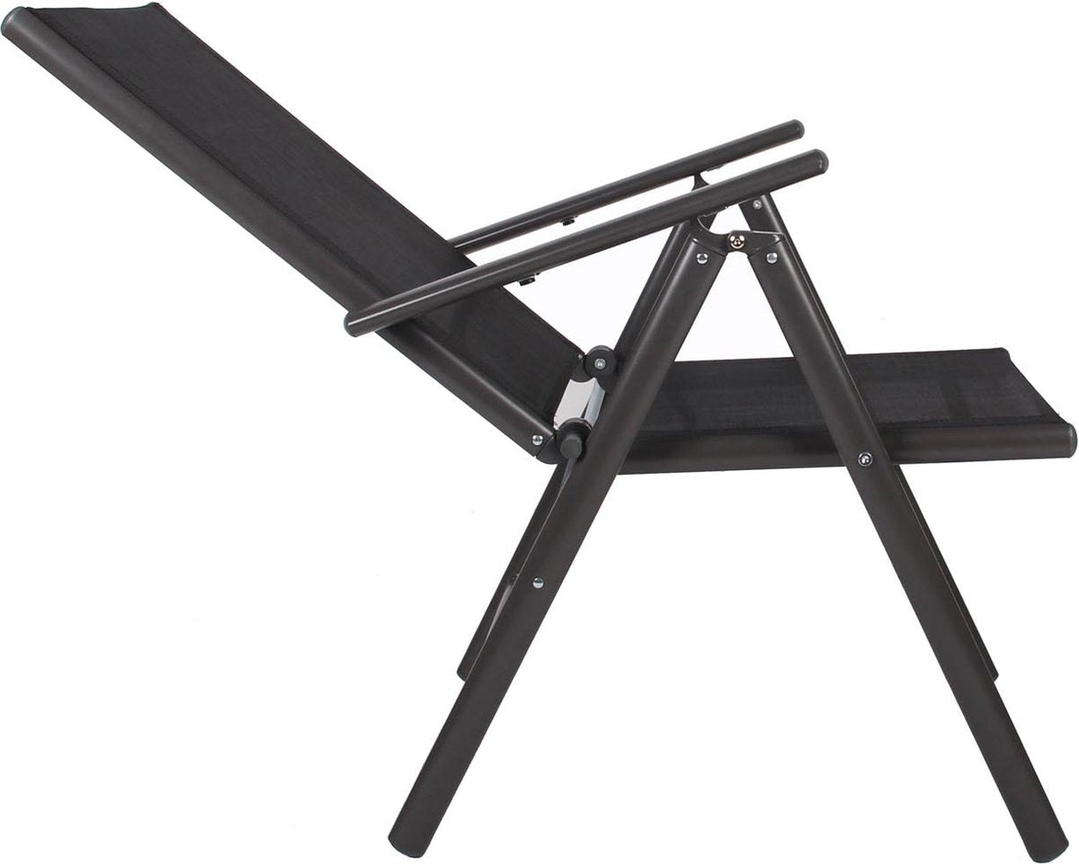 VCM Aluminium Tuinstoelen – Set van 4 – Duurzaam & Comfortabel