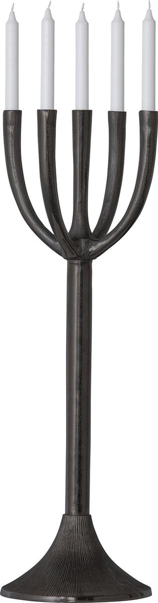 BePureHome Reach Kandelaar – Metaal – Zwart – 80 cm