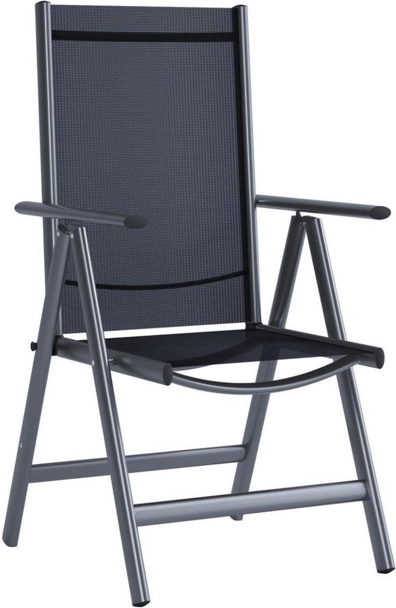 VCM Aluminium Tuinstoelen – Set van 4 – Duurzaam & Comfortabel