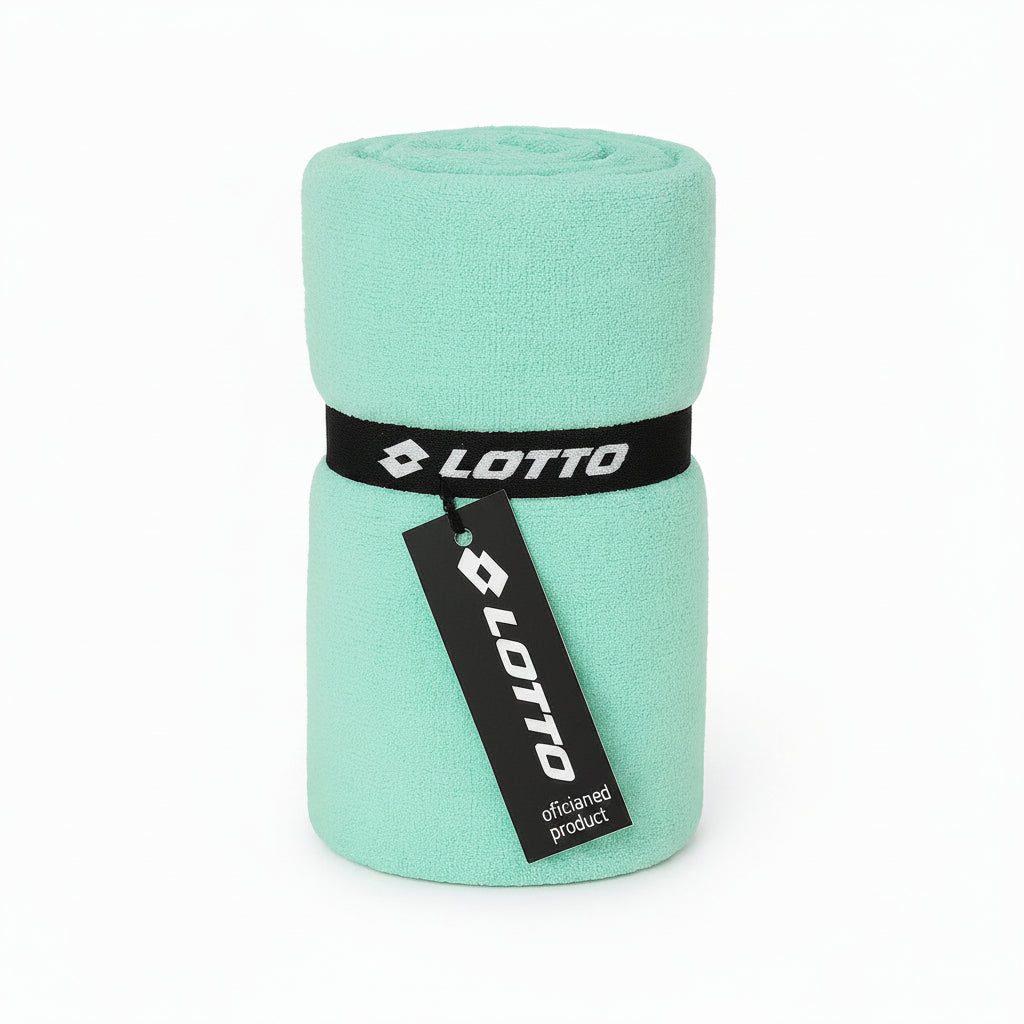 Lotto Microvezel Sporthanddoek 100×180 cm – Sneldrogend – Aqua