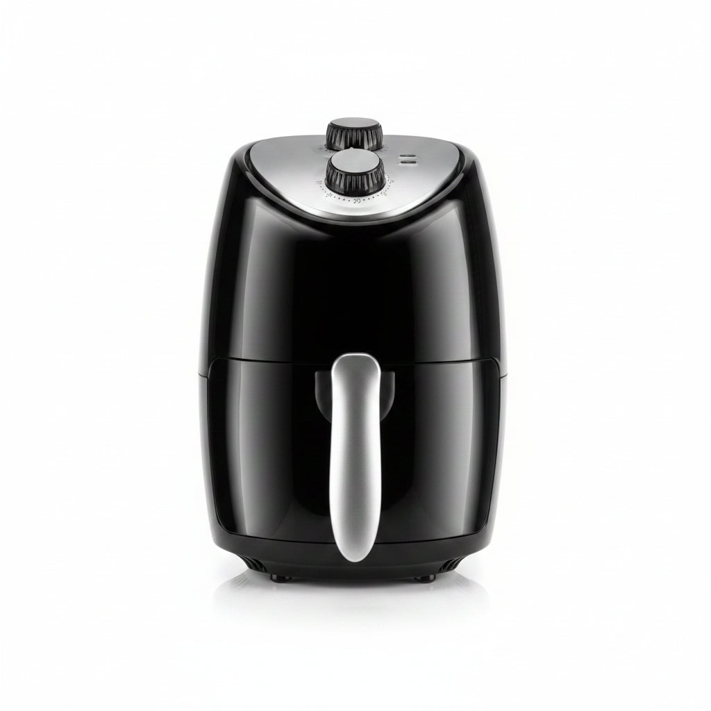 STELLA Airfryer ST-AF2L - 2 Liter - Hetelucht friteuse - Gezonder frituren, grillen & bakken - Inclusief frituurmandverdeler - Zwart