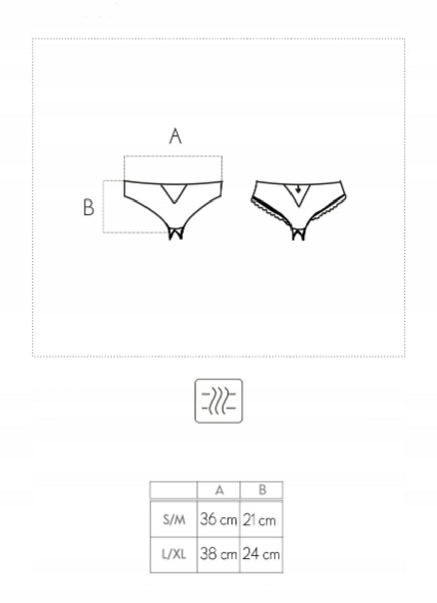 Livco Corsetti Fashion Oksurin Panty – Zwart – Sensuele Lingerie