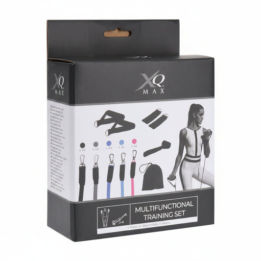 XQ Max Expandertrainingsset – 5 Weerstanden 2-6 kg – Thuis & Sportschool