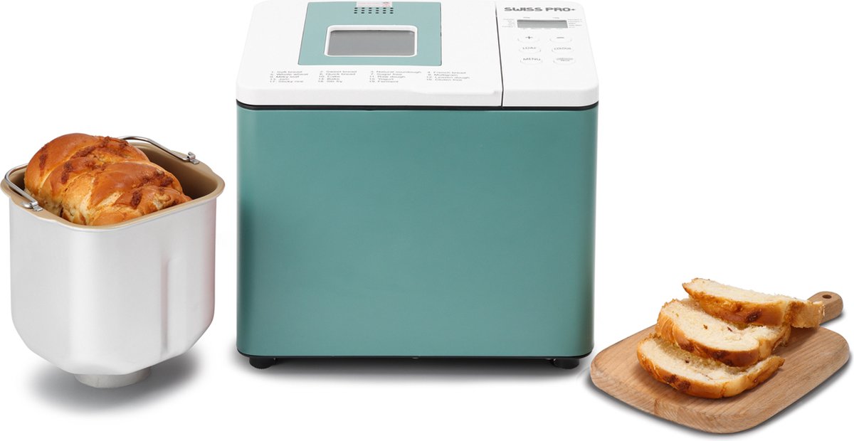 Swiss Pro+ Broodbakmachine SP-BM550 – Vers Brood Elke Dag Bak moeiteloos