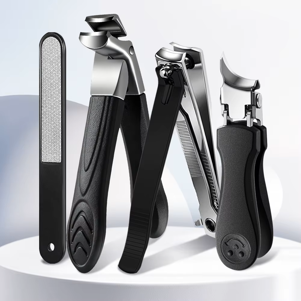 AxonBay Nagelknipper Set 4-delig – Voor Dikke & Ingegroeide Teennagels – Pedicure