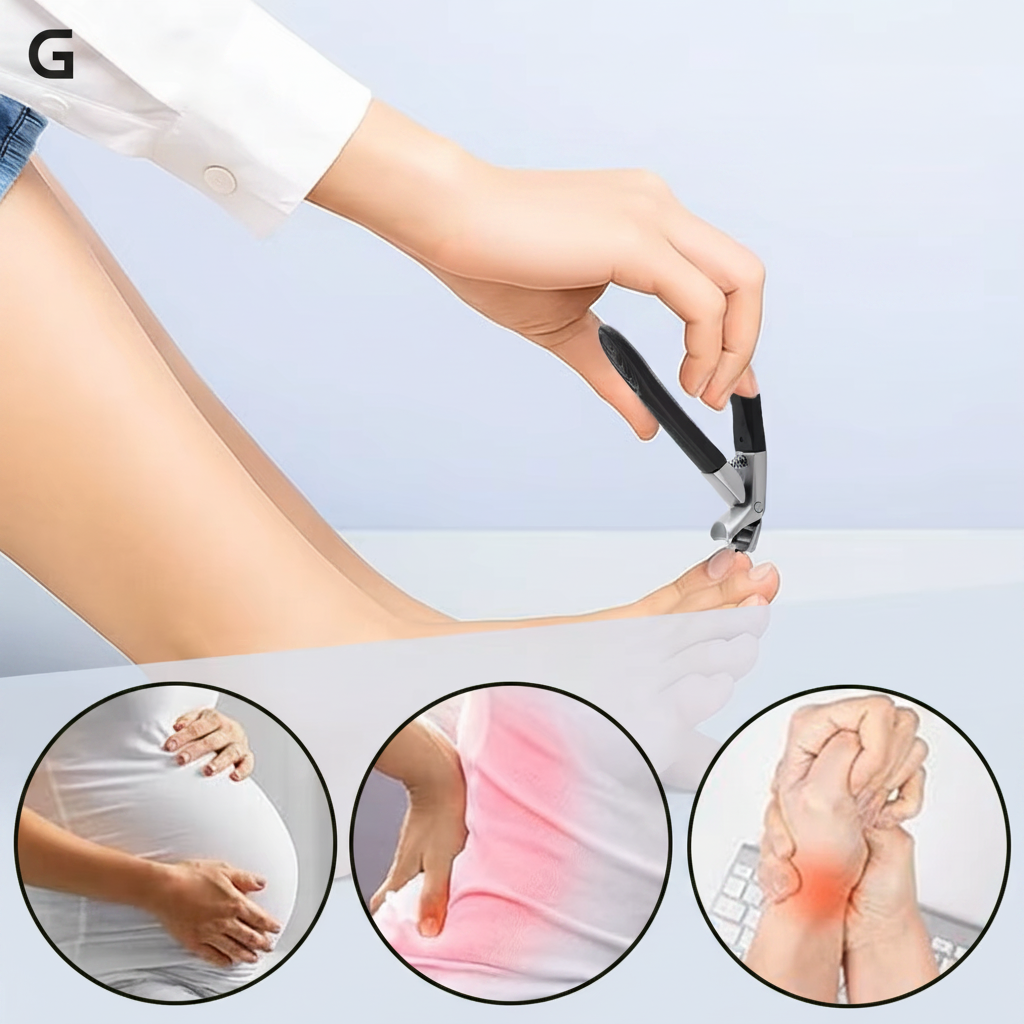 AxonBay Nagelknipper Set 4-delig – Voor Dikke & Ingegroeide Teennagels – Pedicure