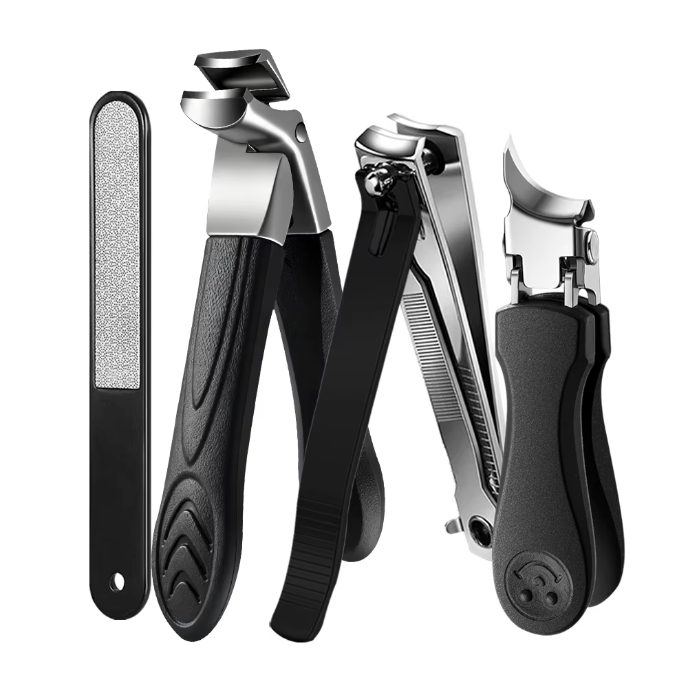 AxonBay Nagelknipper Set 4-delig – Voor Dikke & Ingegroeide Teennagels – Pedicure