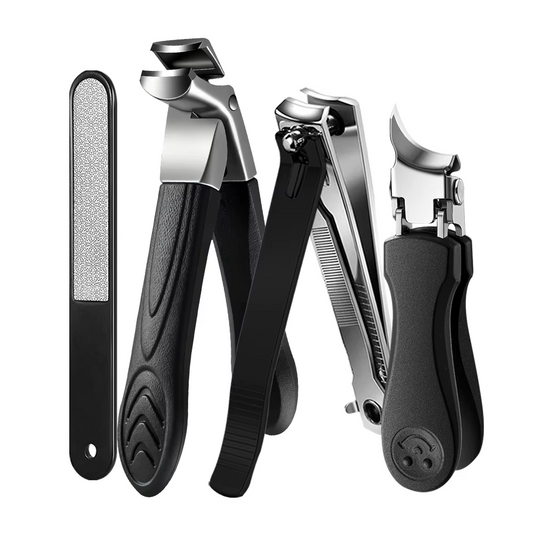 AxonBay Nagelknipper Set 4-delig – Voor Dikke & Ingegroeide Teennagels – Pedicure