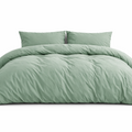 Dekbedovertrek Saliegroen – Luxe Microvezel – 200×200 cm + 2 Kussenslopen