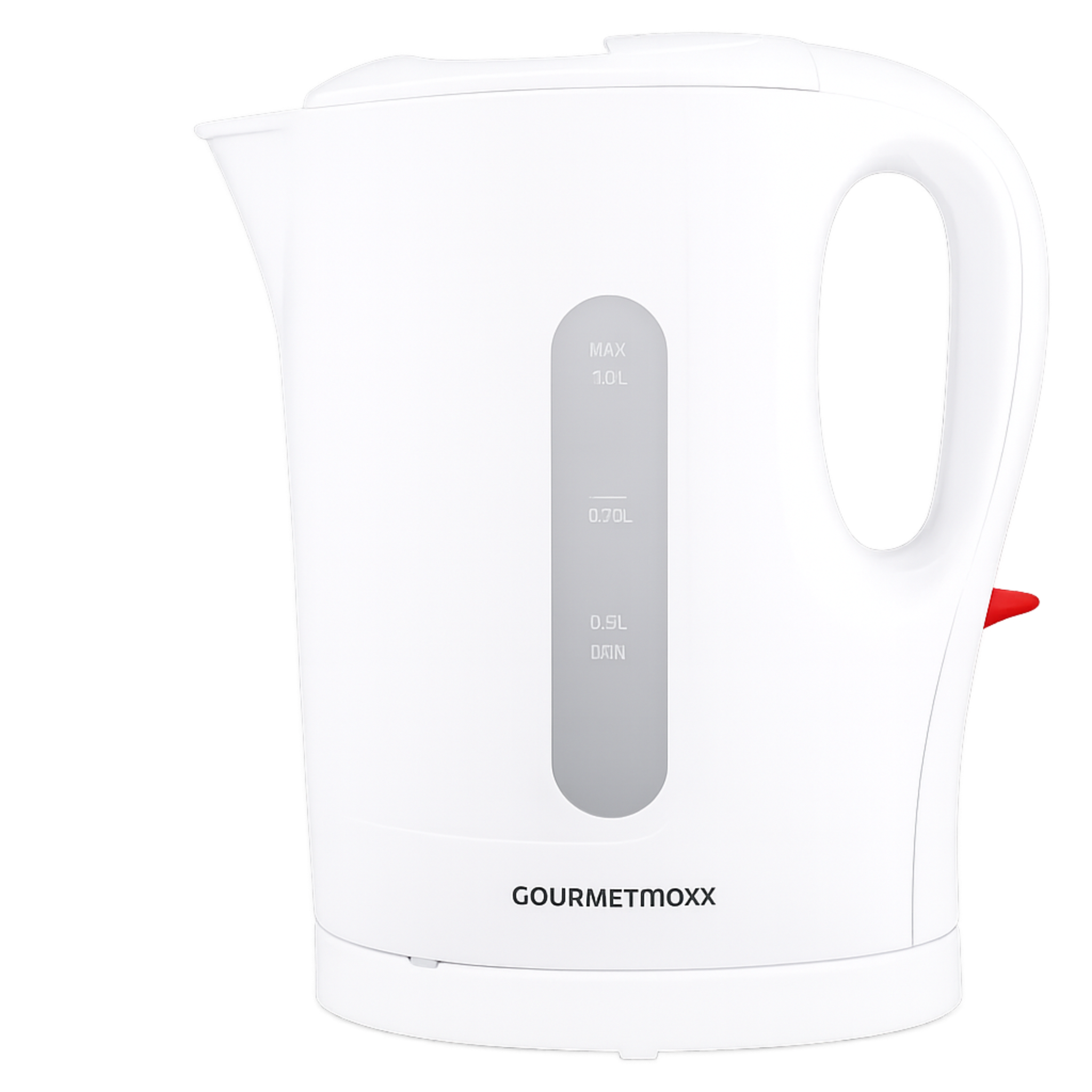 GOURMETmaxx waterkoker 1l - wit/grijs