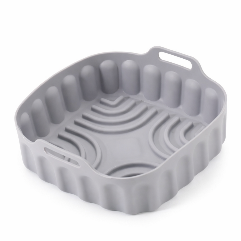Airfryer Mandje 20 × 20 cm – Hittebestendige Siliconen Mand voor Gezond Koken!