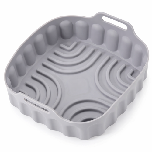Airfryer Mandje 20 × 20 cm – Hittebestendige Siliconen Mand voor Gezond Koken!