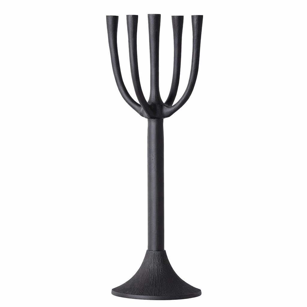 BePureHome Reach Kandelaar – Metaal – Zwart – 80 cm