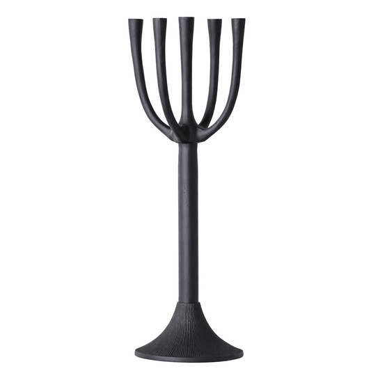 BePureHome Reach Kandelaar – Metaal – Zwart – 80 cm