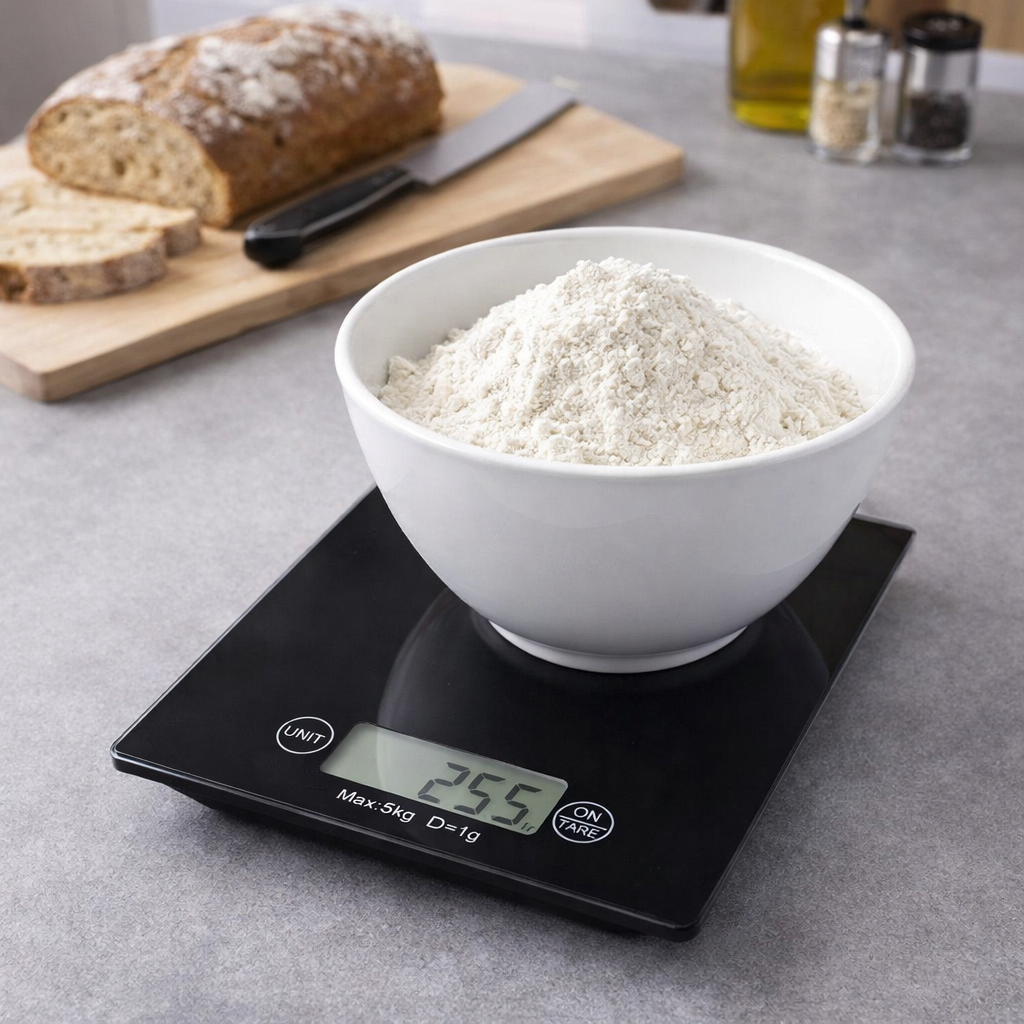 SENZA Digitale Keukenweegschaal – Glazen Bovenplaat – 5 kg