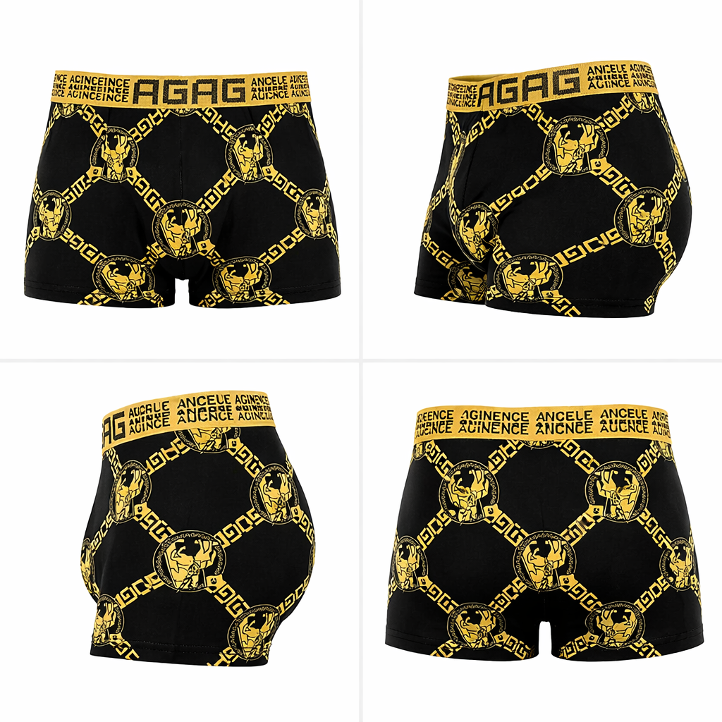 AxonBay Heren Boxershorts 10-Pack – Maat L – Polyester Stretch – Geassorteerde Kleuren