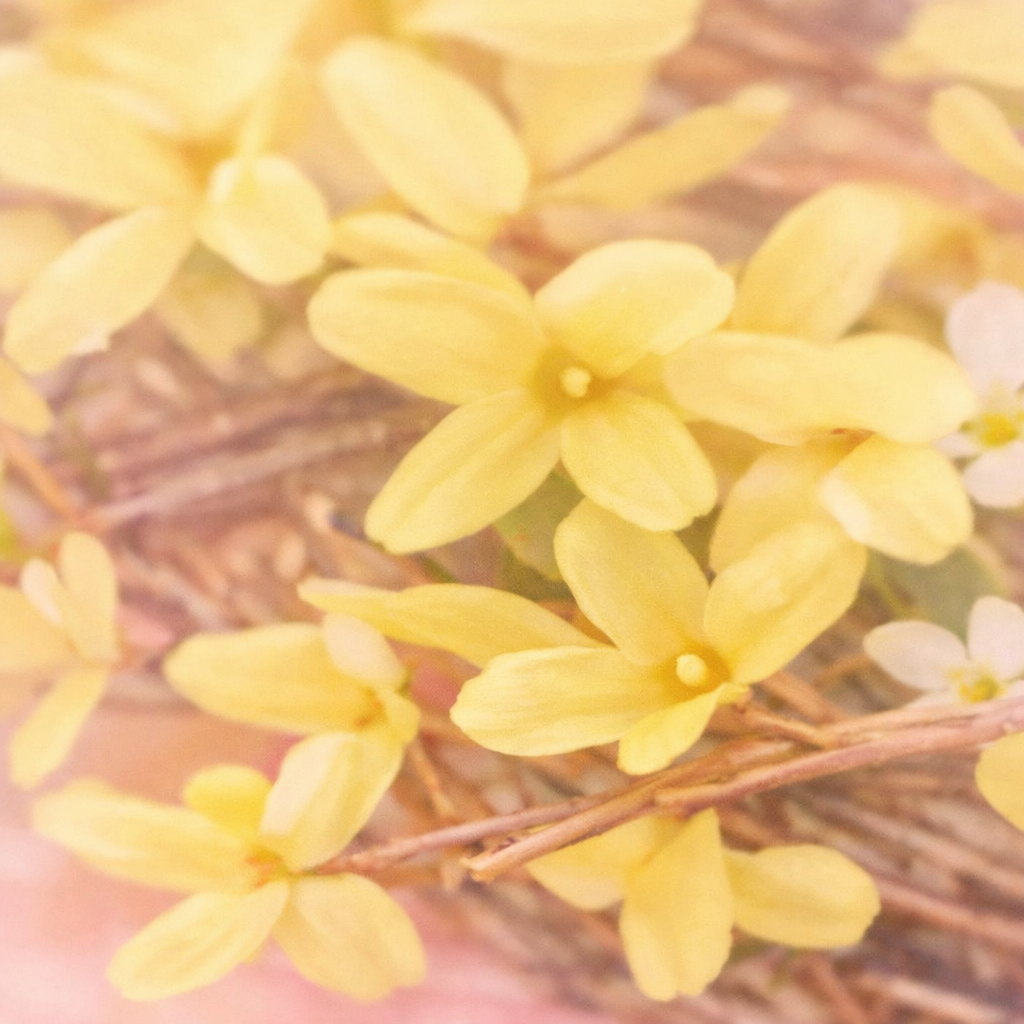 •	Forsythia bloemenkrans 50 cm met gele kunstbloemen. Lente zomer decoratie voor voordeur & interieur. Duurzaam, sfeervol en onderhoudsvrij.