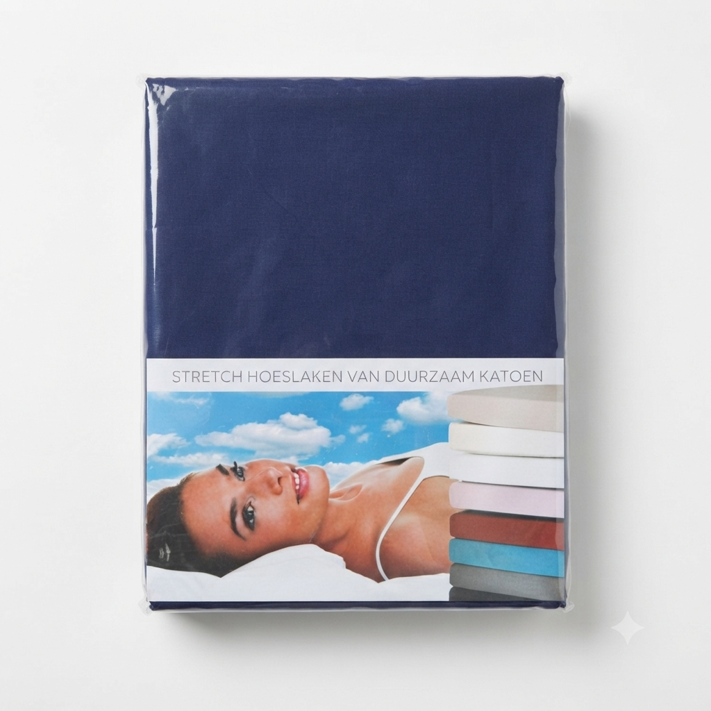 AxonBay Stretch Hoeslaken 90×200 cm – Duurzaam Katoen – Diverse Kleuren