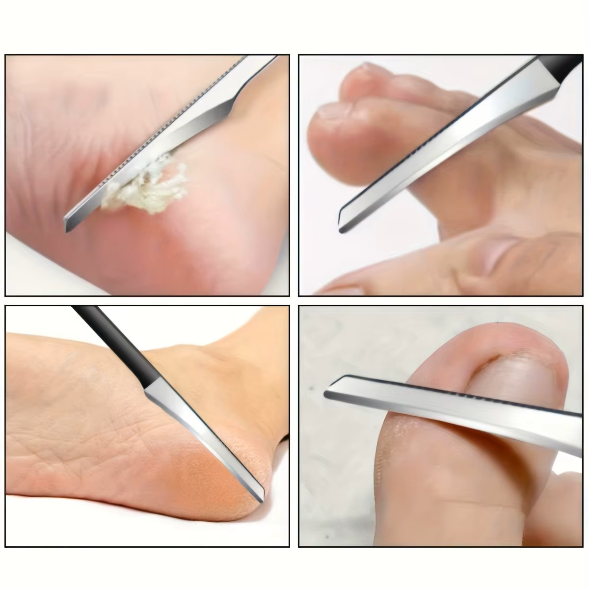 AxonBay Pedicure Set 7-delig voor Senioren – Extra Sterke Teennagelknipper – Dikke Nagels