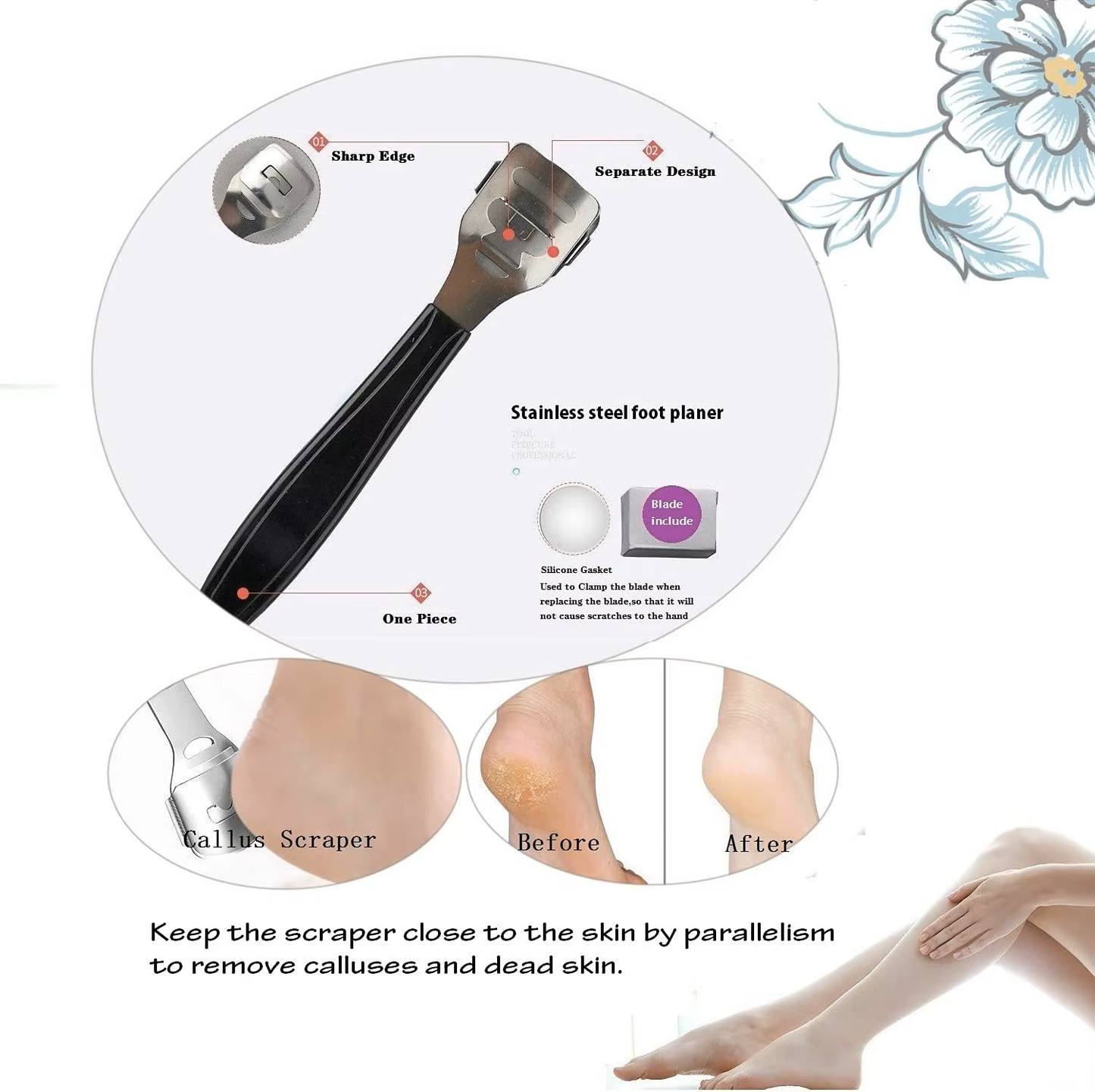 AxonBay Pedicure Set 23-delig – Voetverzorging tegen Eelt – Manicure & Pedicure Tools